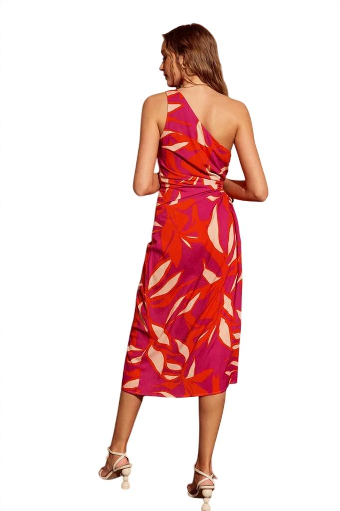 Dress Forum Dress Forum - Cosmo Keep In Touch Asymmetrical Midi Dress