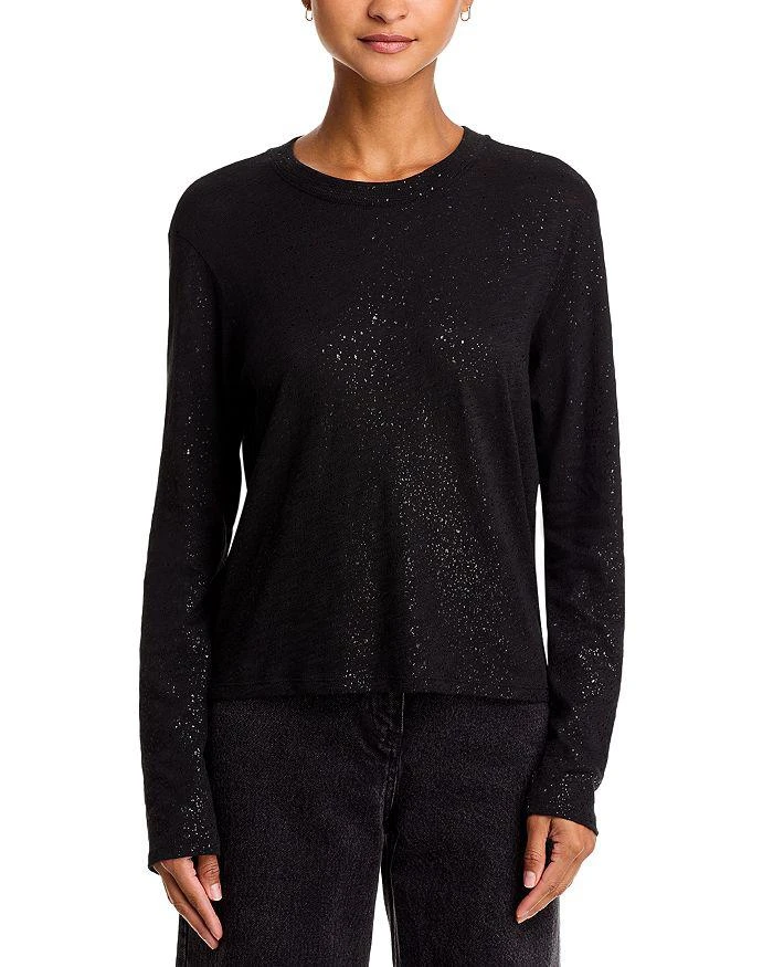 ATM Anthony Thomas Melillo Anthony Thomas Melillo Metallic Long Sleeve Tee 6