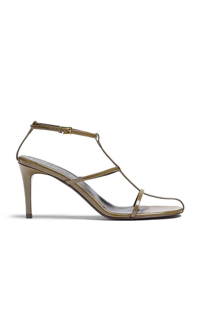 Khaite Khaite - Cage Patent Leather Sandals - Green - IT 40 - Moda Operandi 1