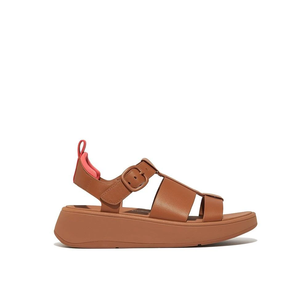 FitFlop Women's F-Mode Leather Flatform Fisherman Sandals 7