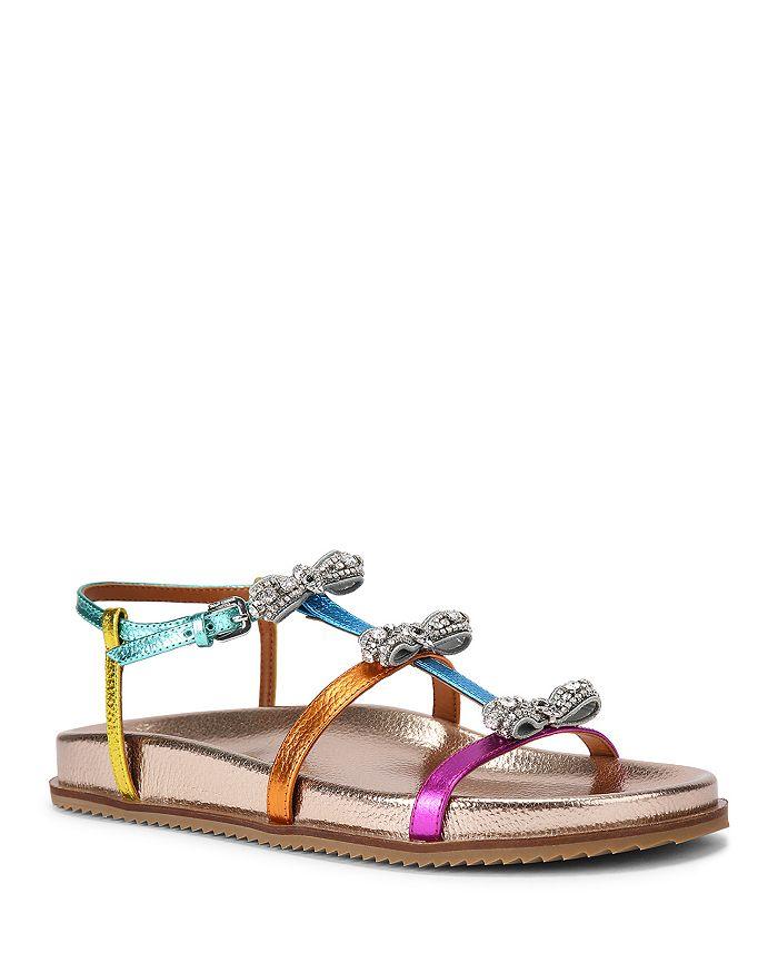 KURT GEIGER LONDON Women's Pierra Embellished Bow Sandals