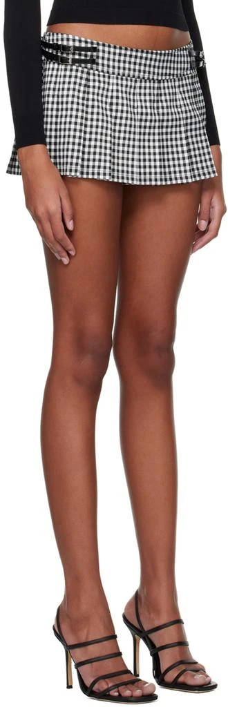 Miaou SSENSE Work Capsule – Black & White Reno Miniskirt 2