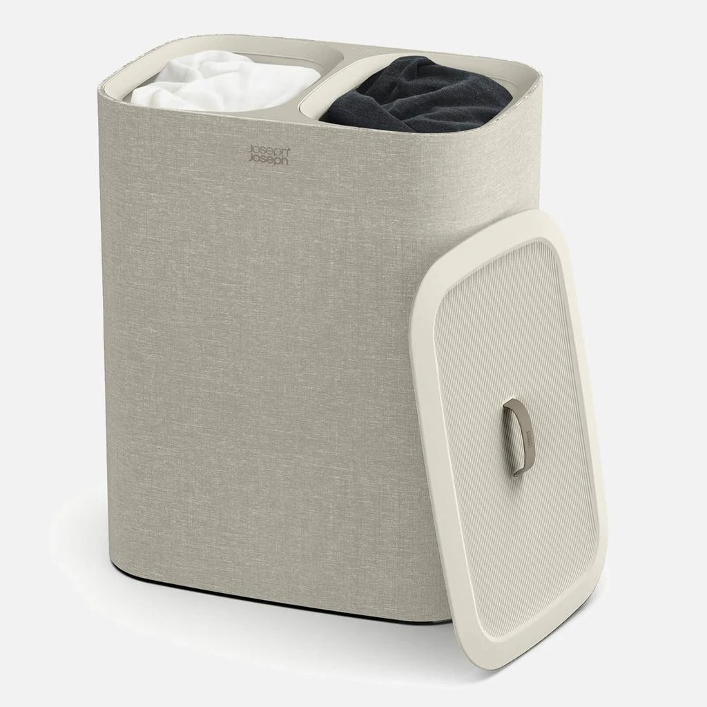 Joseph Joseph Joseph Joseph Tota 90-Litre Laundry Separation Basket - Ecru 7