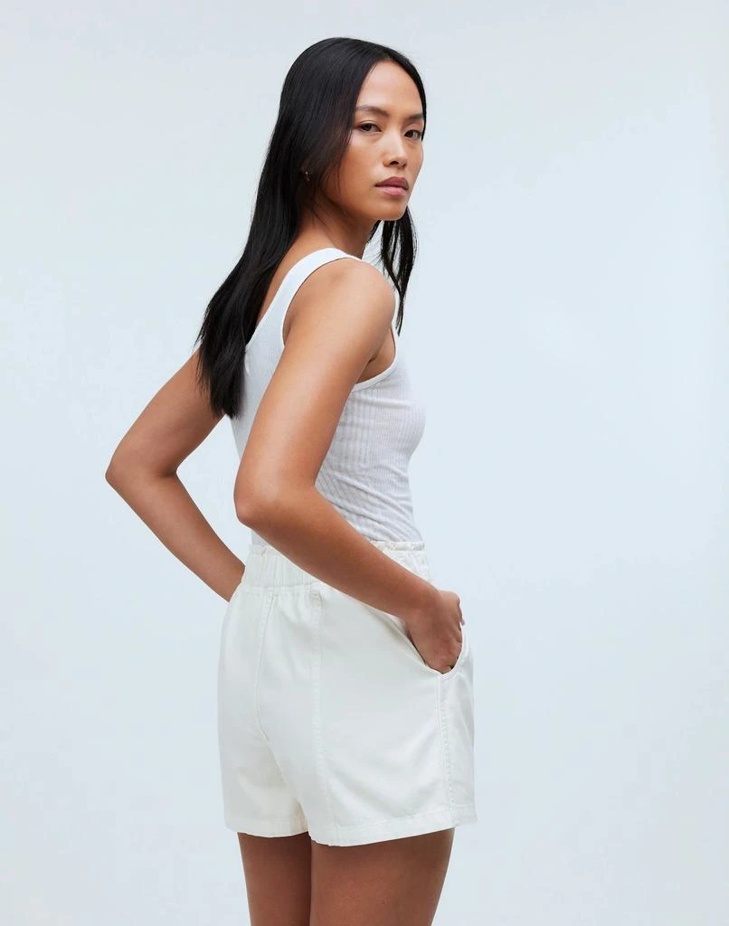 Madewell Pull-On Paperbag Shorts: Garment-Dyed Edition 4