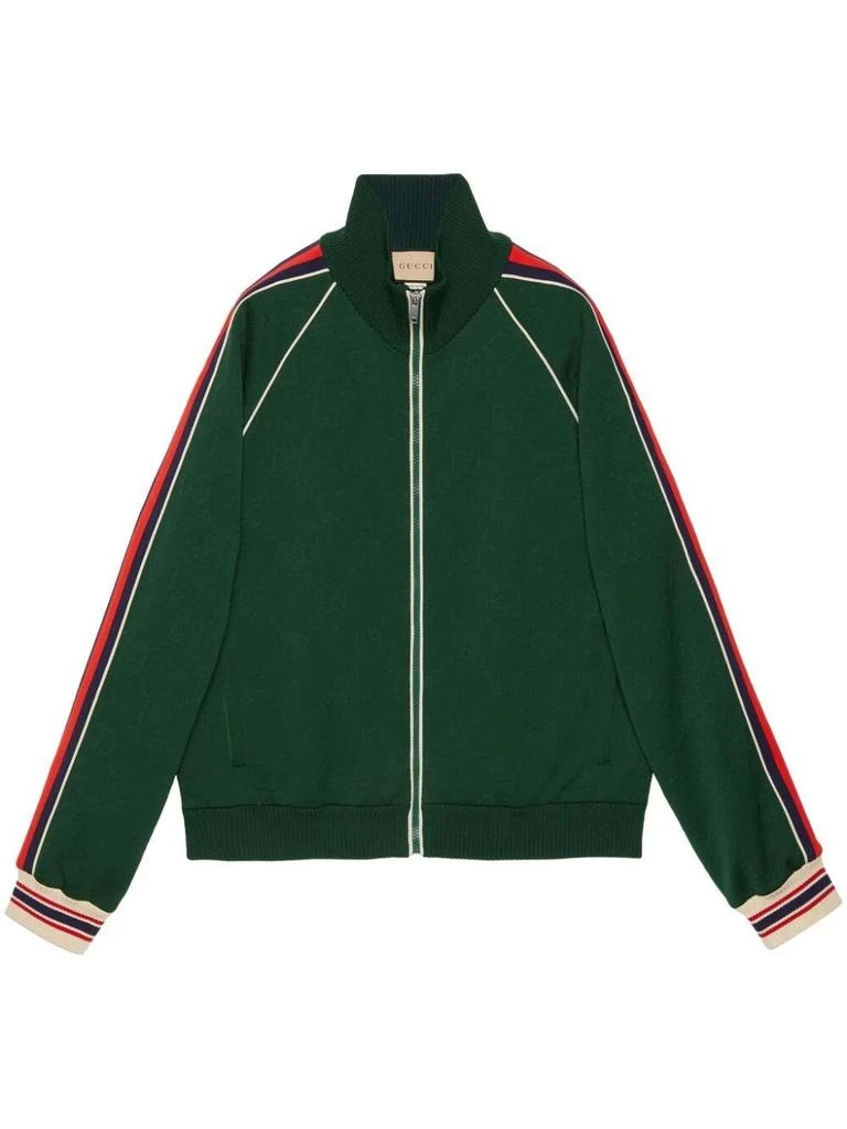 Gucci Gucci `Gg Jacquard` Zip Jacket 1