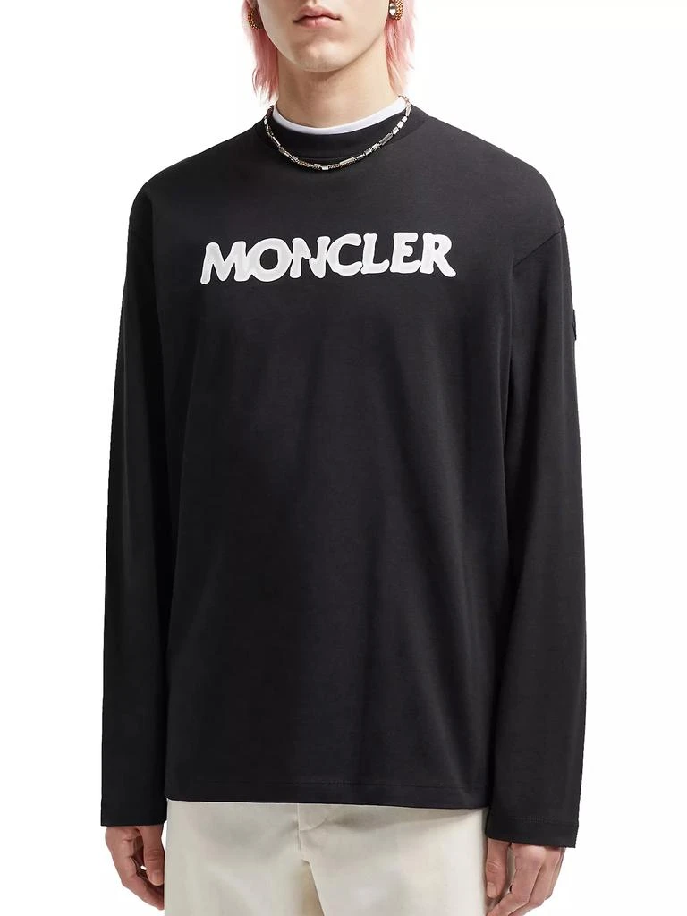 Moncler Long Sleeve Logo T-Shirt 3