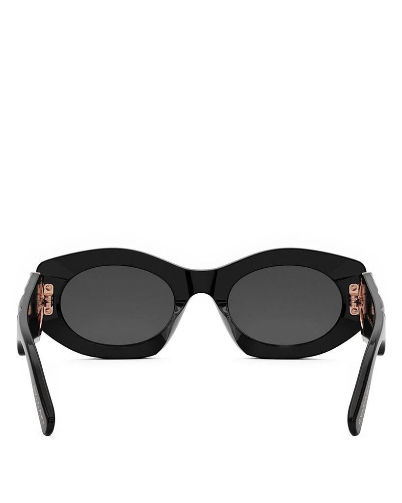 BVLGARI Calla Oval Sunglasses, 51mm 2