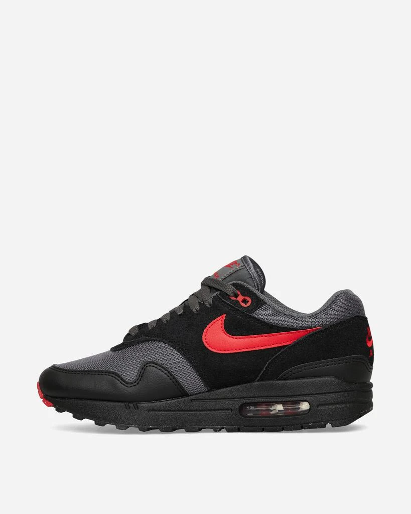 NIKE Air Max 1 Essential Sneakers Black / Iron Grey / University Red 3