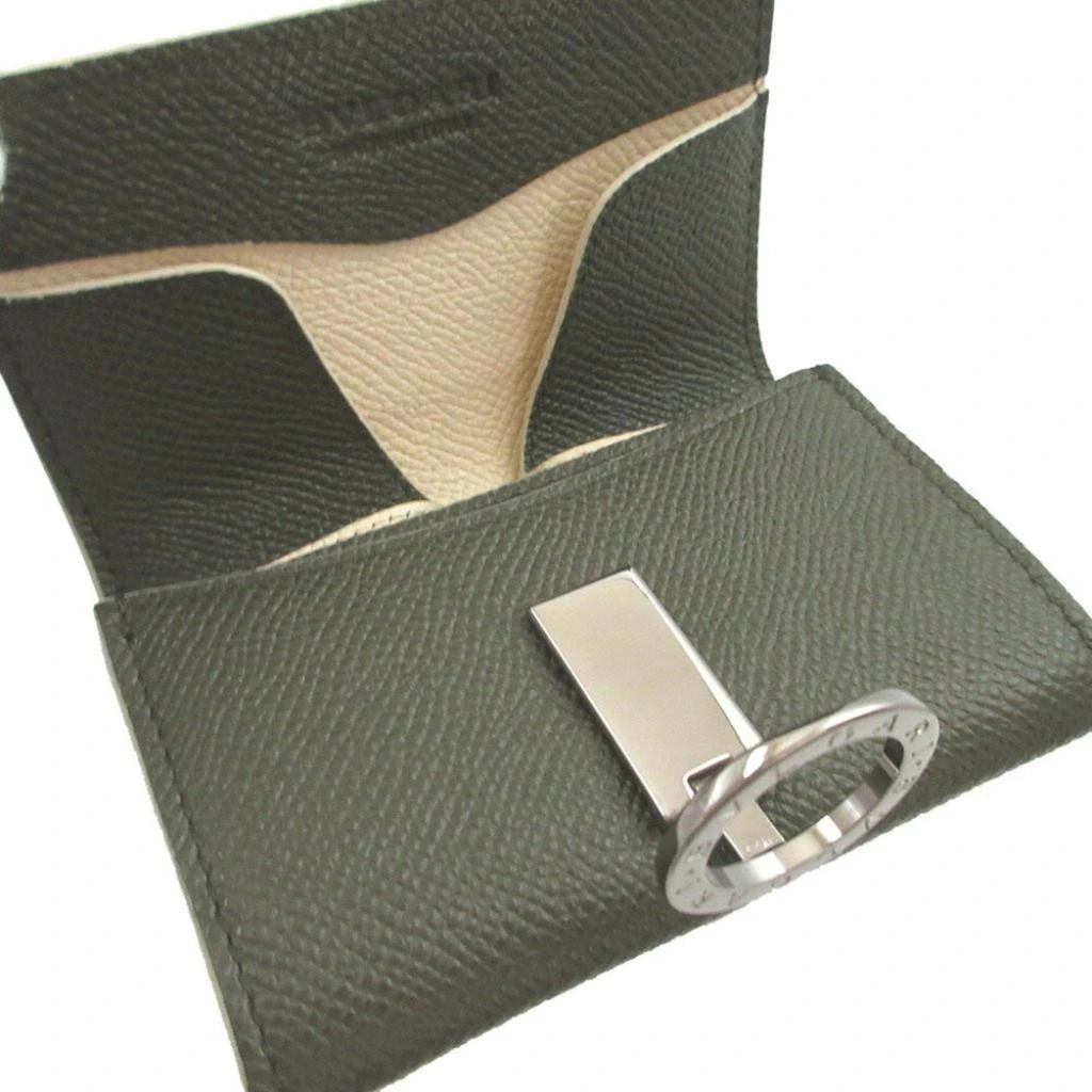 BVLGARI Leather Coin Purse/Coin Case (Pre-Owned) 3