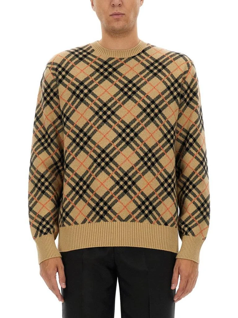 Burberry Burberry Cashmere Check Sweater 1