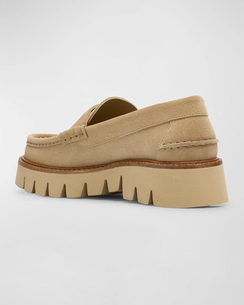 Pedro Garcia Sebas Suede Chunky Penny Loafers 4