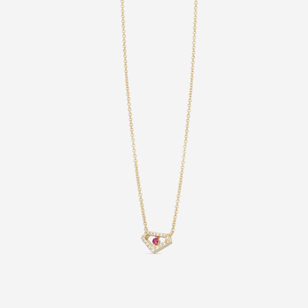 Hearts On Fire Hearts On Fire Triplicity 18K Yellow Gold Voyage Emblem Pendant HFPTRIPDRVOY00128Y