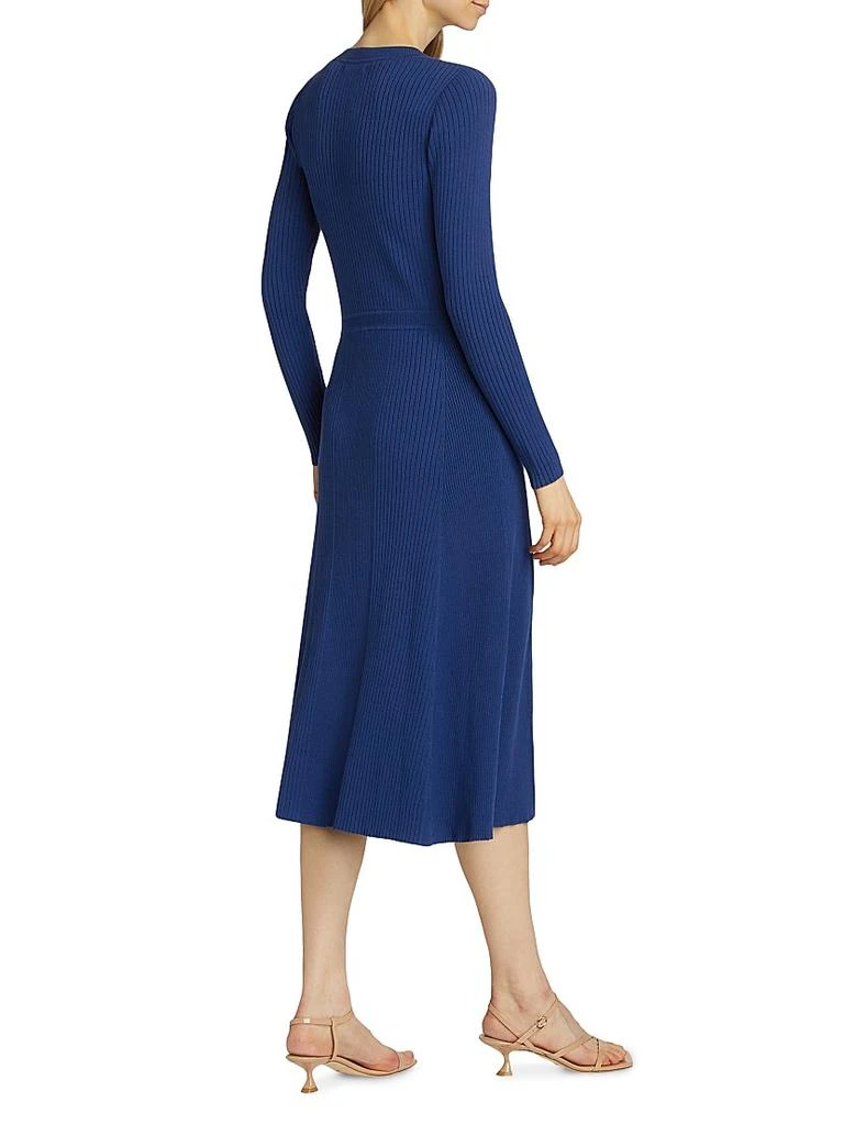 Tahari The Vanessa Rib-Knit Midi-Dress 5