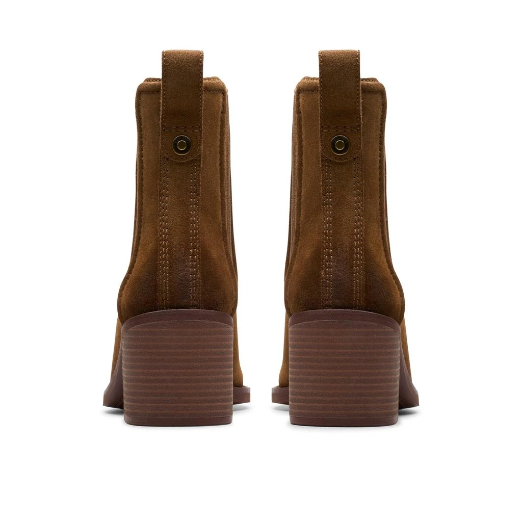 Clarks Chamberly Top in Brown Suede 4