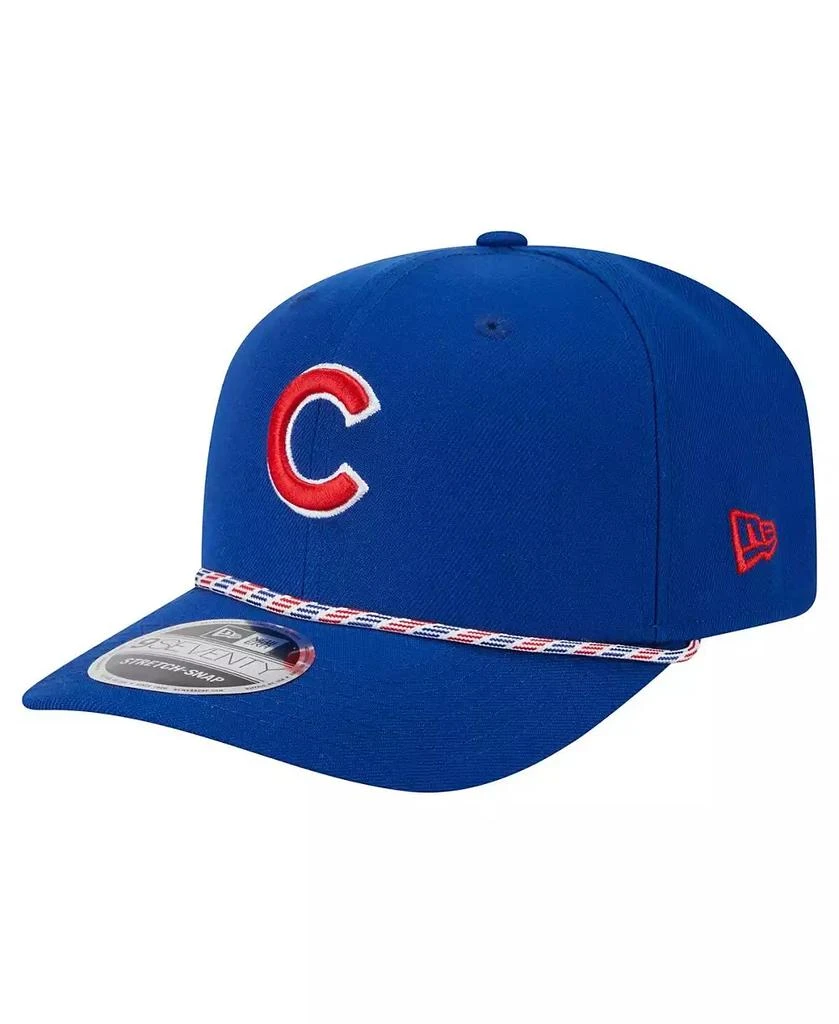 New Era Men's Royal Chicago Cubs Multi-Rope 9SEVENTY Stretch-Snap Hat 1