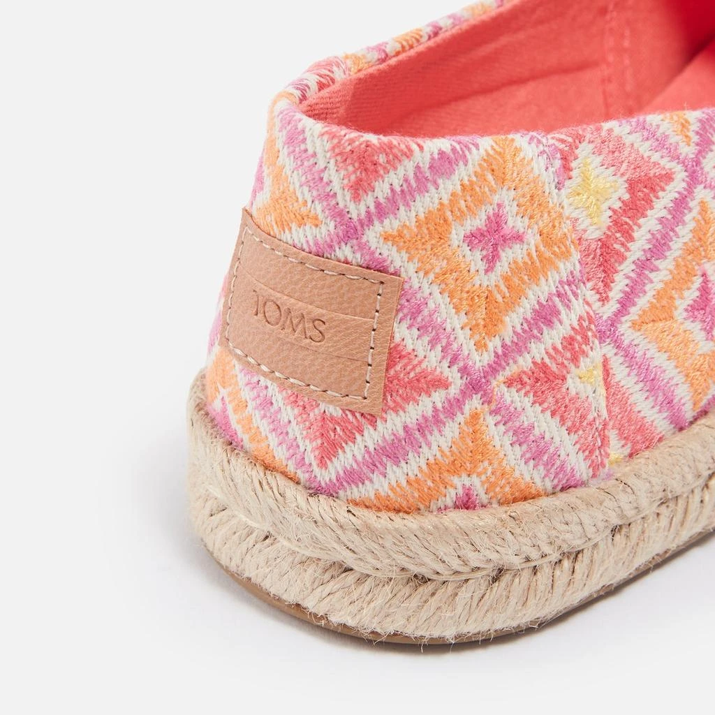 TOMS TOMS Women's Alpargata 2.0 Harlequin Canvas Espadrilles 4