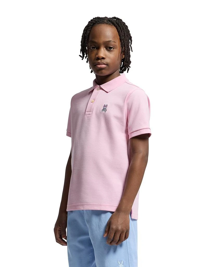 Psycho Bunny Unisex Classic Piqué Polo - Little Kid, Big Kid 9