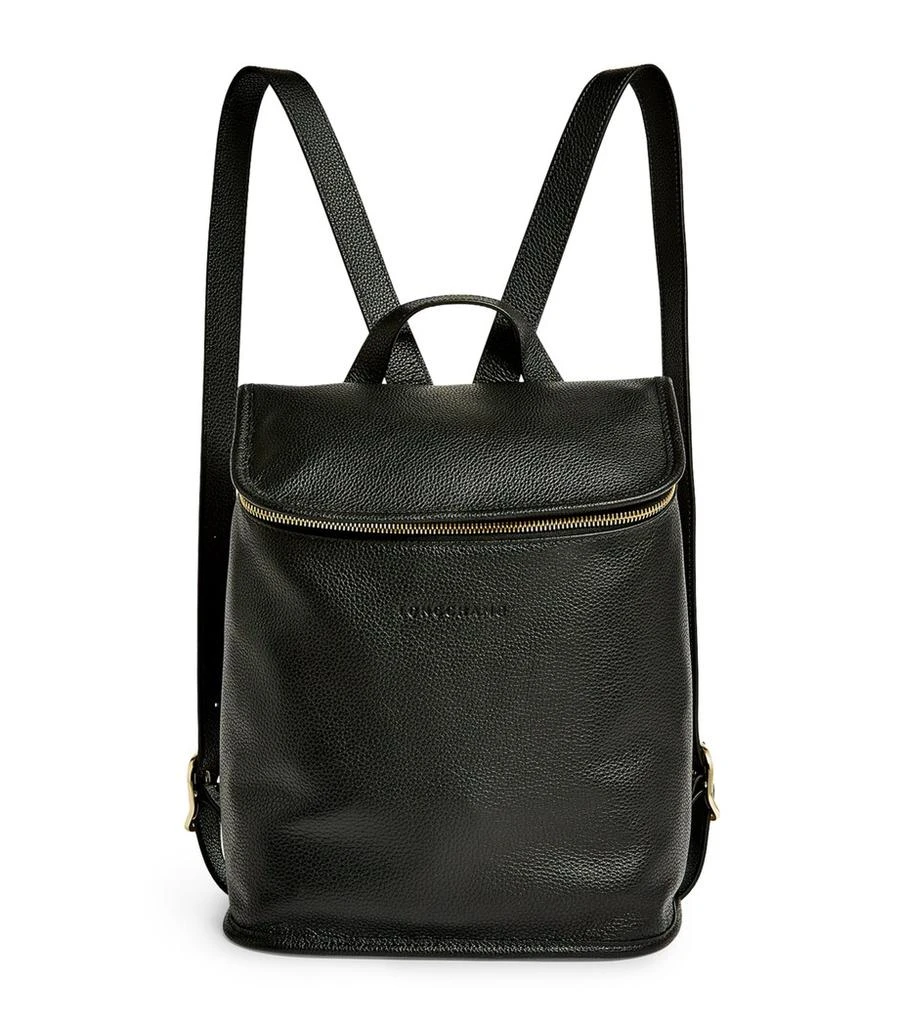 Longchamp Leather Le Foulonné Backpack 1