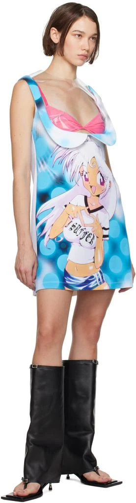Ashley Williams Multicolor Manga Melody Minidress 4