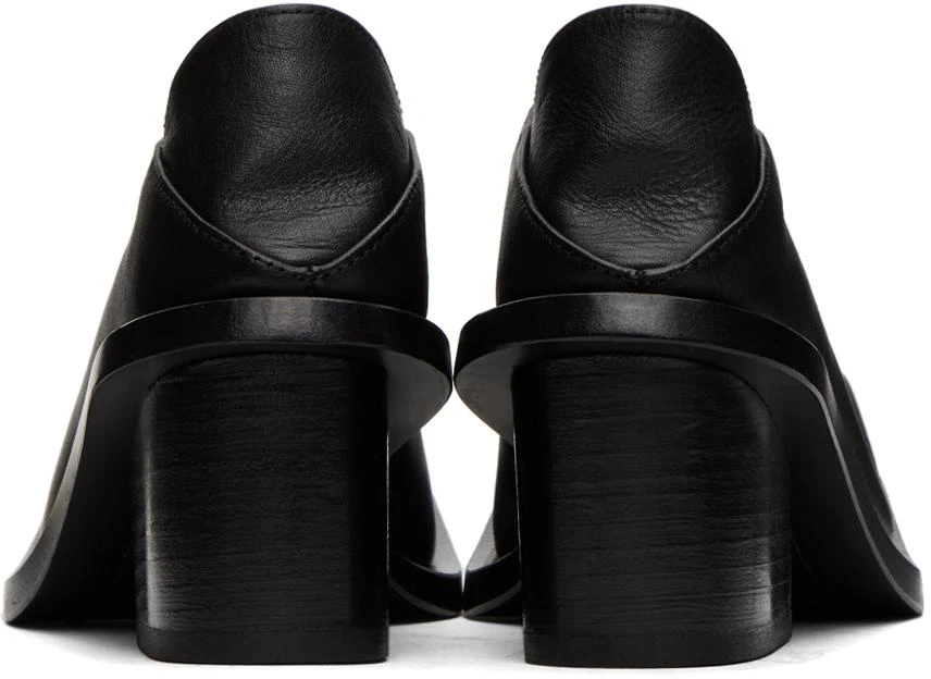 FIDAN NOVRUZOVA SSENSE Exclusive Black & White Fonda Chunky Heel Mules 2