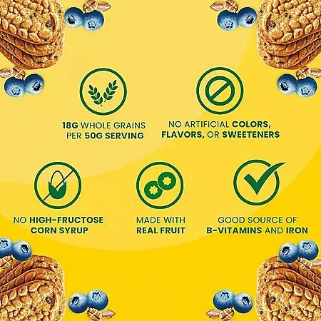 belVita belVita Blueberry Breakfast Biscuits, 4 biscuits per pack, 25 pk. 4