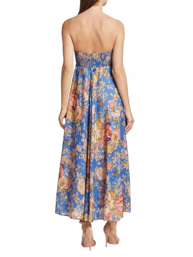 Zimmermann August Strapless Linen Maxi Dress 5