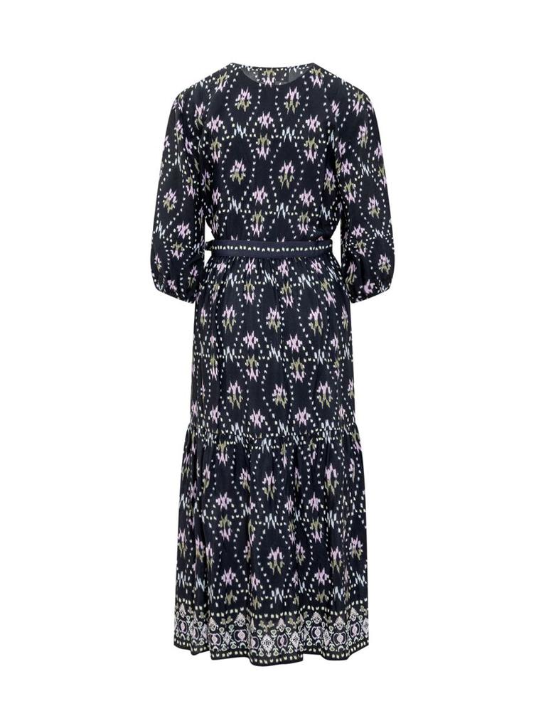 Ba&Sh Ba&Sh Scarf Style Print Dress