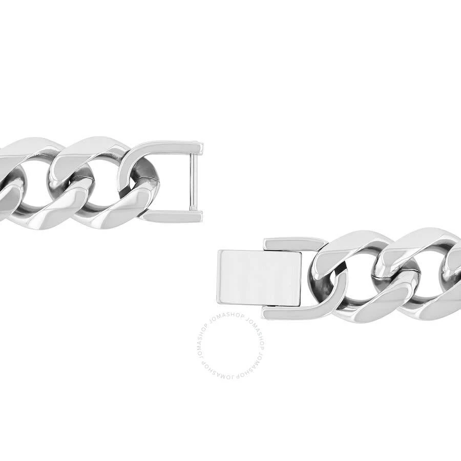 Robert Alton Black Sapphire and Stainless Steel Men's ID Bracelet 3