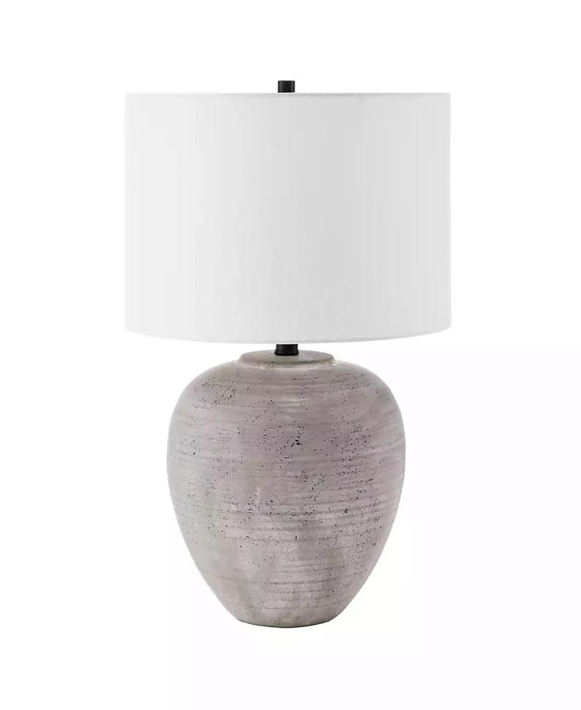 Hudson 
Canal Shira 23" Ceramic Table Lamp with Fabric Shade