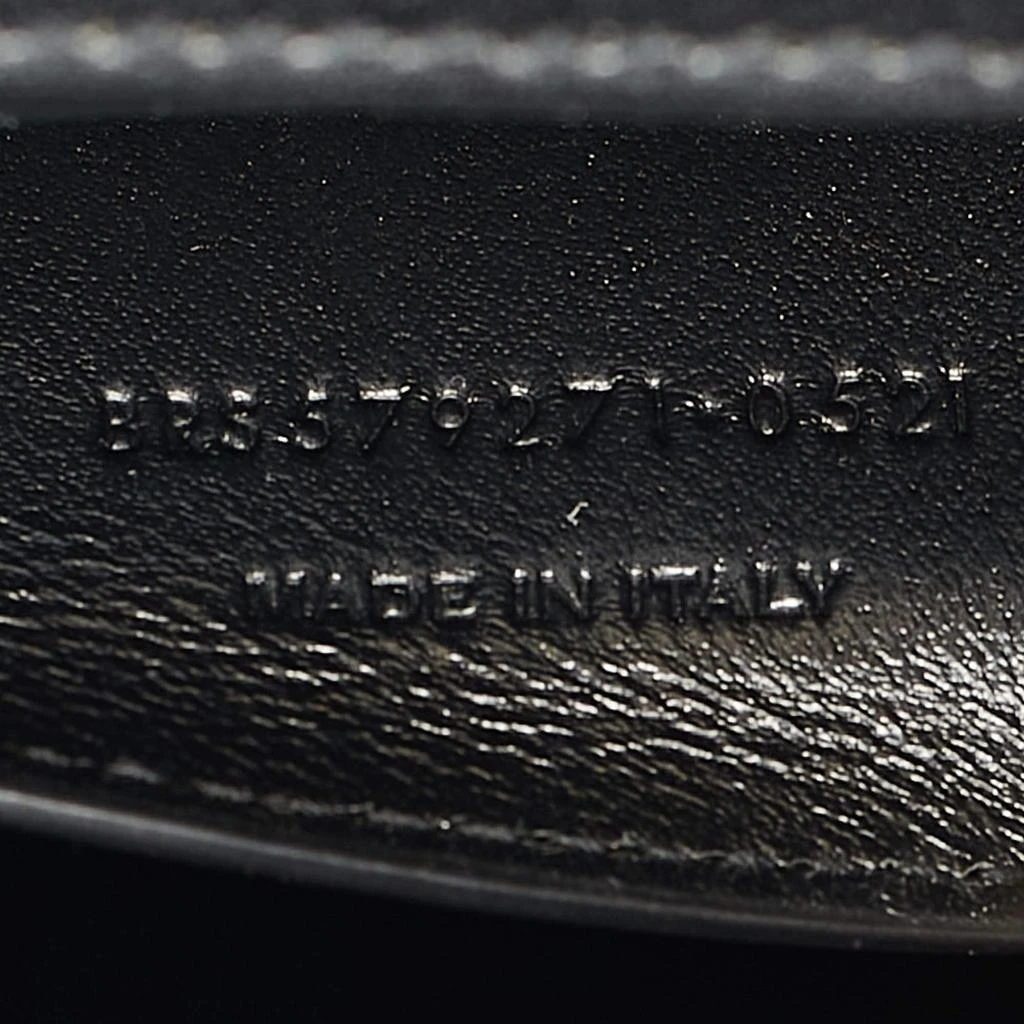 Yves Saint Laurent Saint Laurent Black Leather Medium Manhattan Flap Shoulder Bag 10
