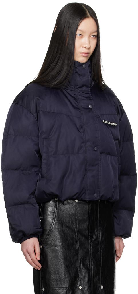 Isabel Marant Navy Telia Puffer Jacket