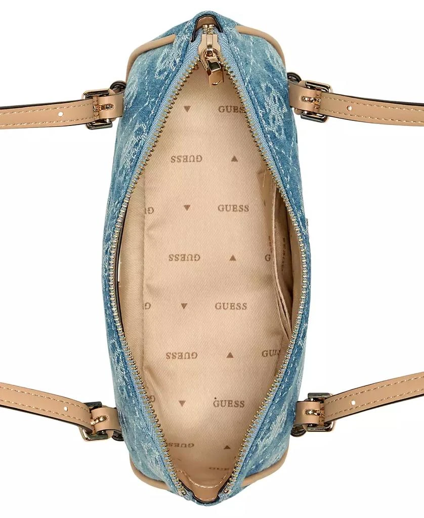 GUESS Cerelia Small Denim Shoulder Satchel 4