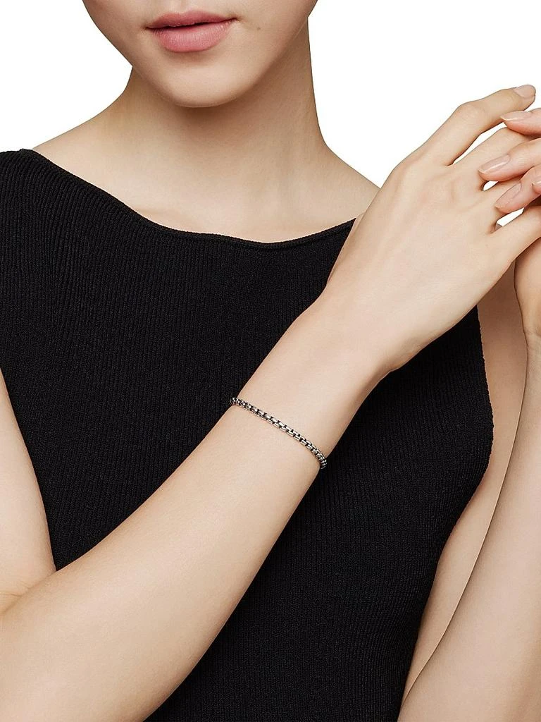 David Yurman DY Bel Aire Box Chain Bracelet in Sterling Silver 2