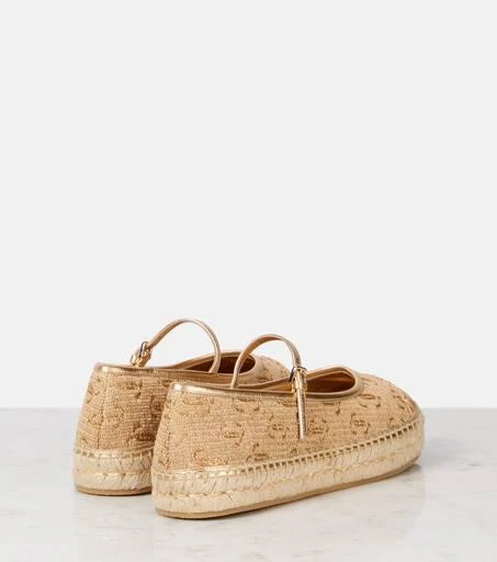 Jimmy Choo Aciel leather-trimmed espadrilles 2