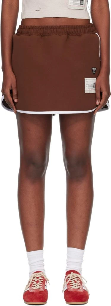 Maison MIHARA YASUHIRO Brown Jogger Shorts