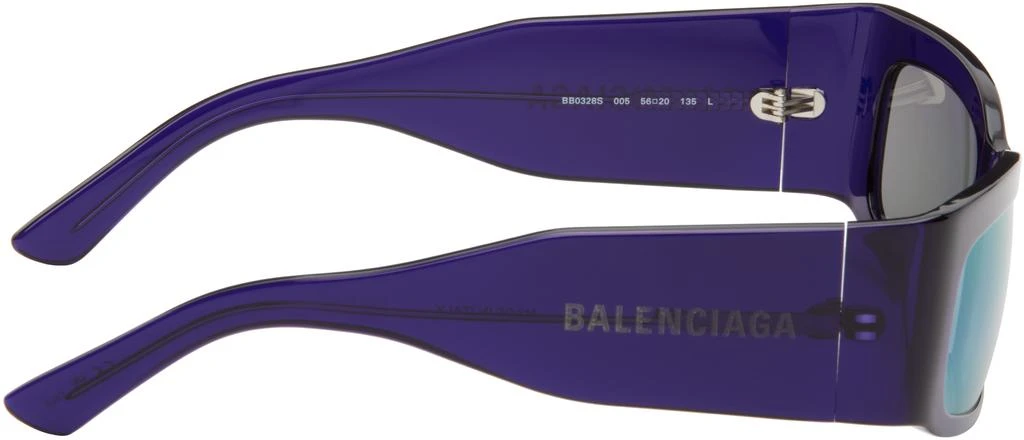 Balenciaga Purple Paper Sunglasses 2
