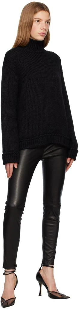 Tom Ford Black Rib Turtleneck 4