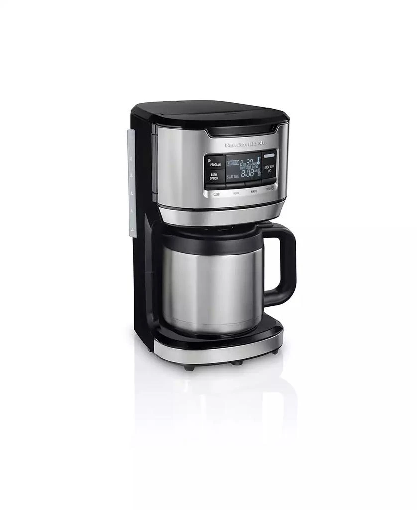 Hamilton Beach Front Fill 12 Cup Programmable Coffee Maker with Thermal Carafe - 46391 2