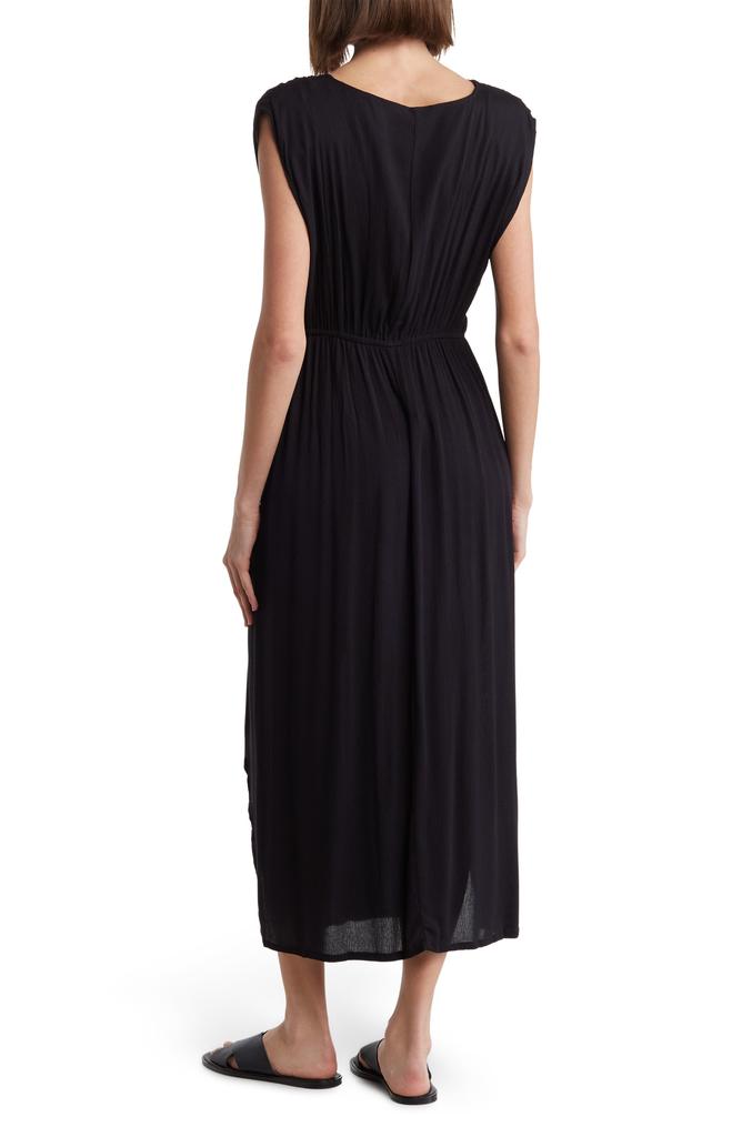 BOHO ME V-Neck Front Tie Cover-Up Maxi Dress
