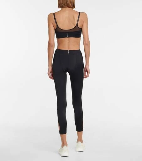 Adam Selman Crystal Cutout high-rise leggings 3