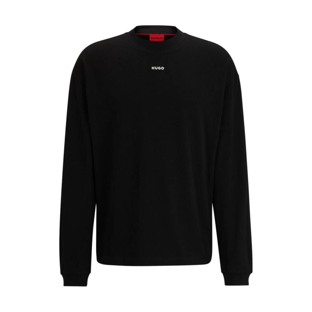 Hugo Boss Cotton-jersey relaxed-fit T-shirt with logo print 1