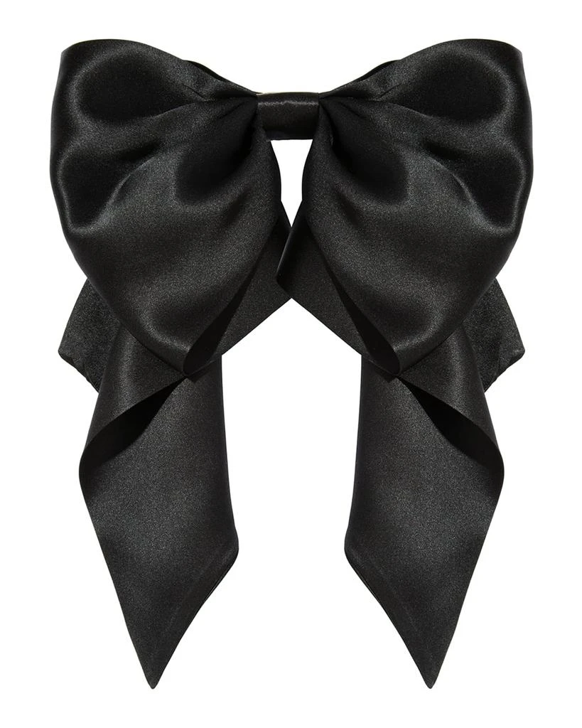 L. Erickson Clara Silk Charmeuse Bow Barrette 1
