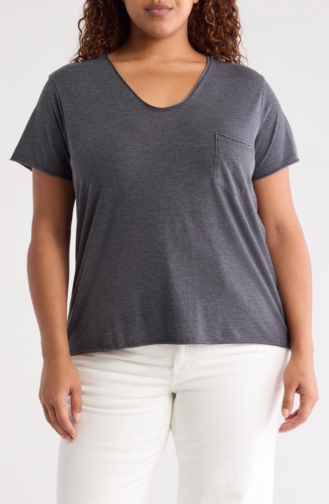 Caslon Rolled Burnout Top