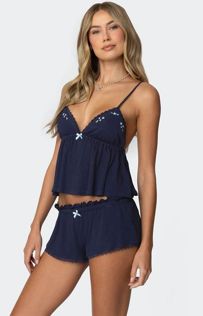 Edikted Dream Babydoll Waffle Tank Top 3