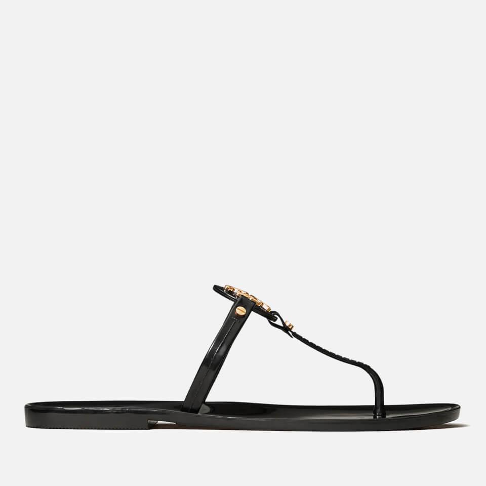 Tory Burch TORY BURCH WOMEN'S MINI MILLER JELLIE TOE POST SANDALS - PERFECT BLACK