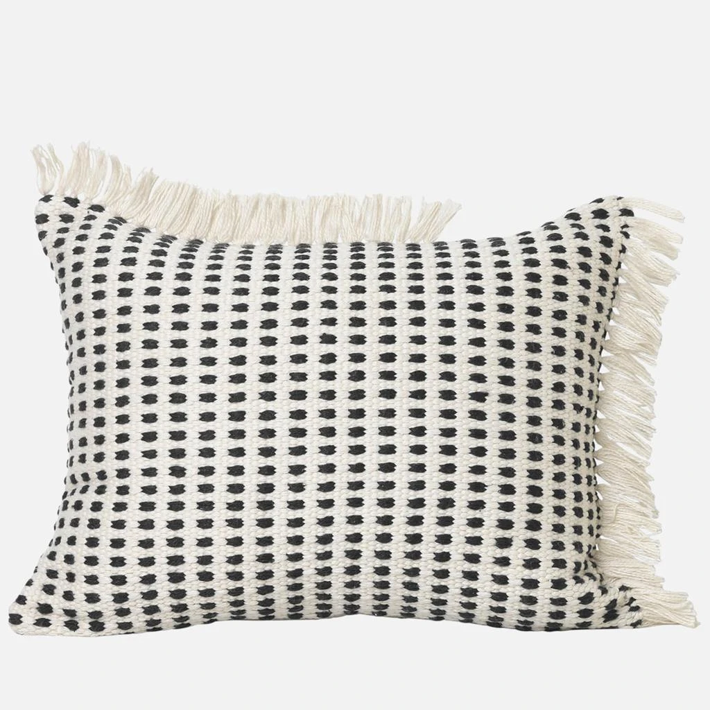 Ferm Living Way Outdoor 70cm x 50cm Cushion - White/Black 1