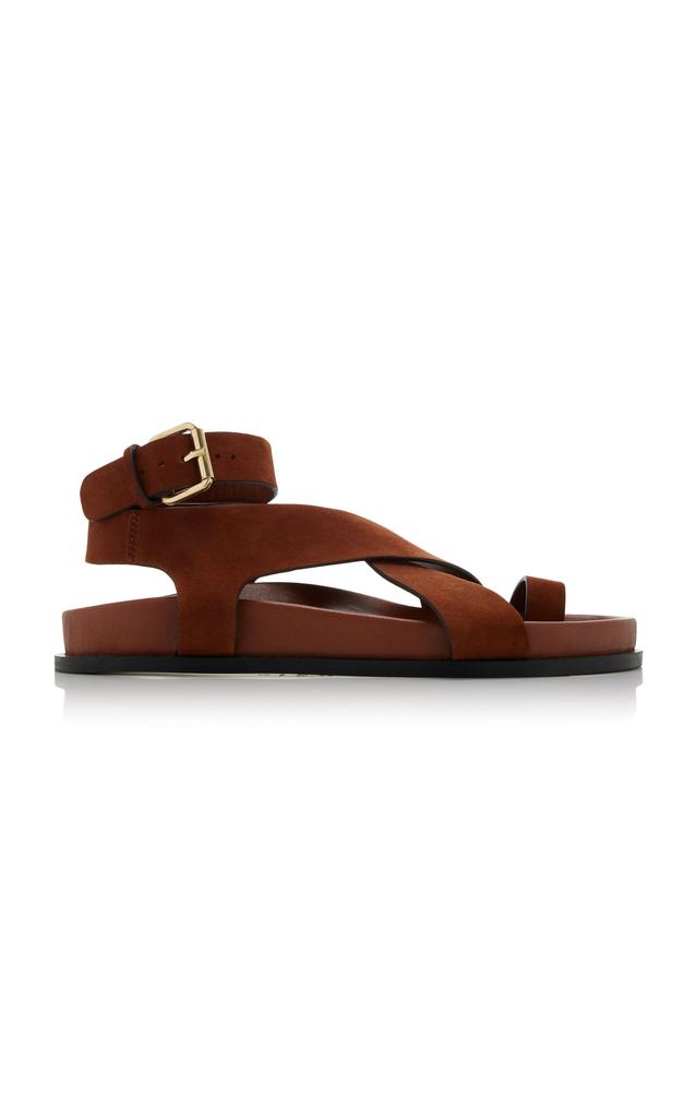 A.Emery A.Emery - Jalen Suede Sandals - Tan - IT 40 - Moda Operandi