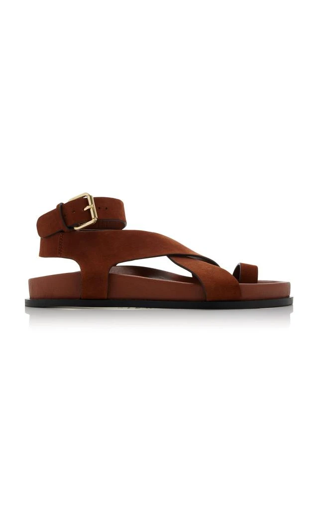 A.Emery A.Emery - Jalen Suede Sandals - Tan - IT 38 - Moda Operandi 1