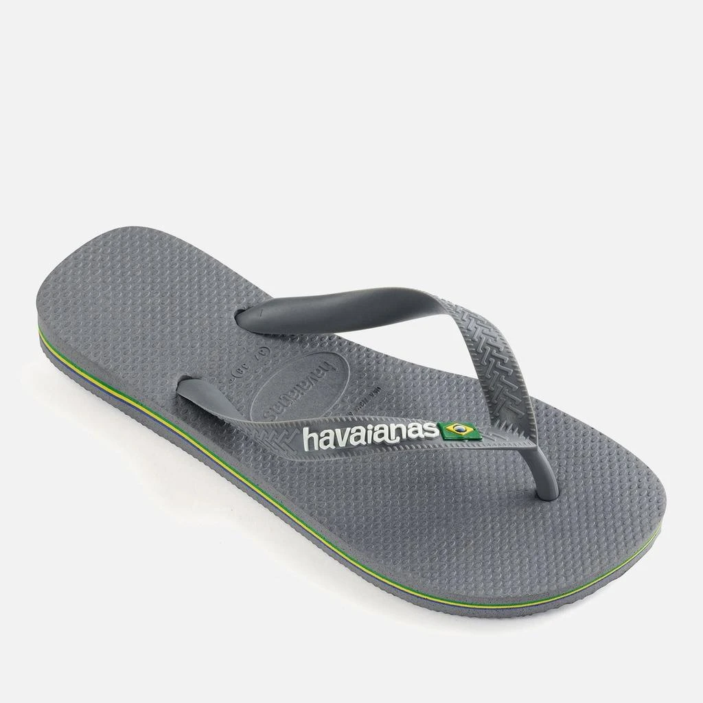 Havaianas Havaianas Men's Brasil Logo-Embossed Rubber Flip Flops 2