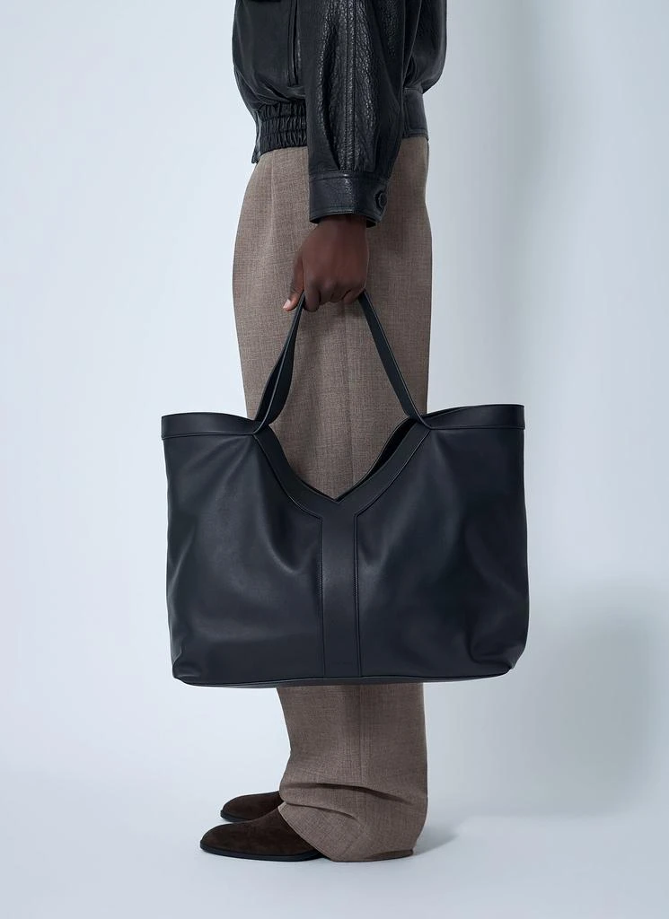 Yves Saint Laurent Large Y-Shaped Leather Tote Bag 2